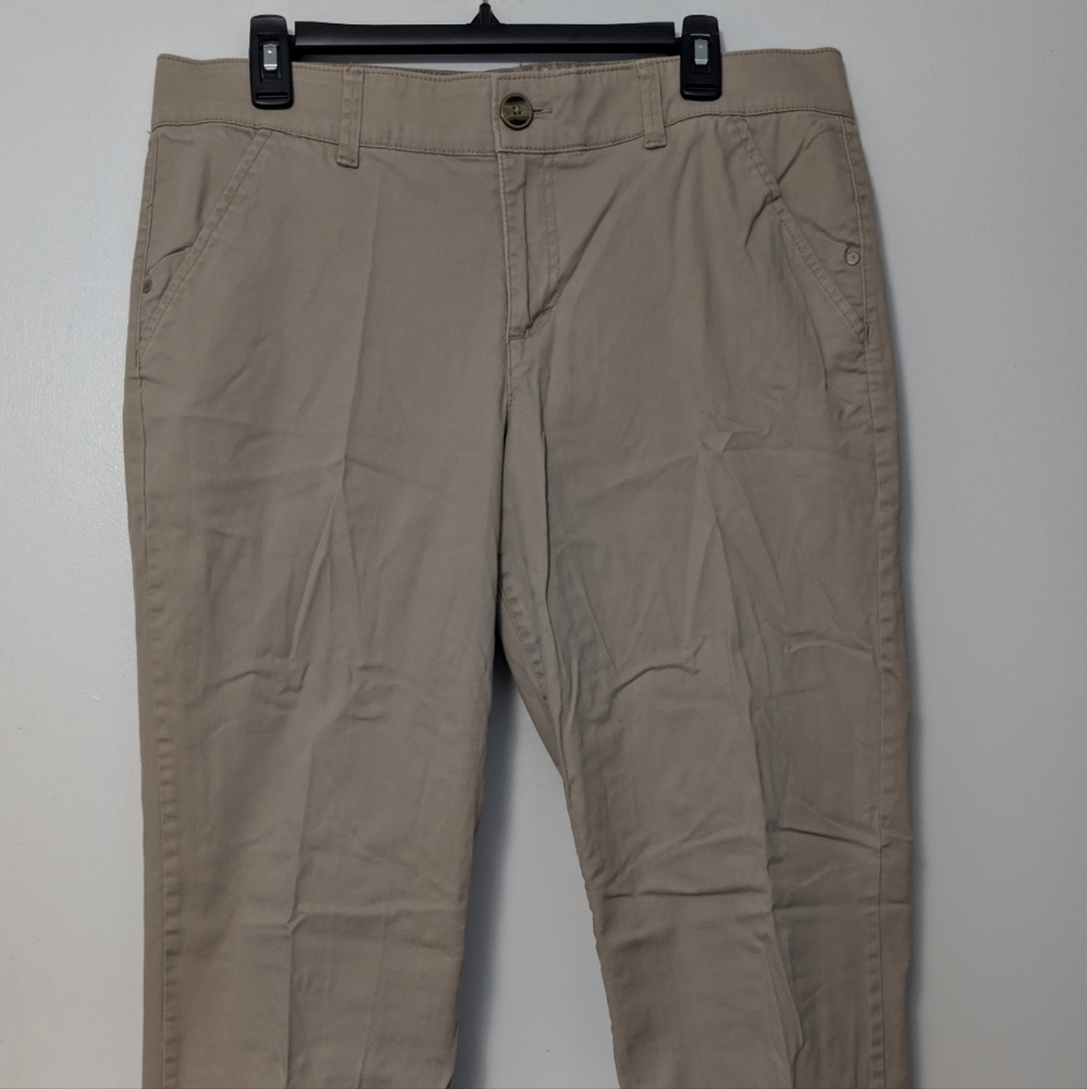 : Bandolino Blu Khaki Pants Size 12 - Comfort Stretch Waistband